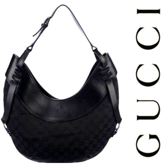 Gucci Crescent Canvas monogram Half Moon H… - Picture 1 of 10